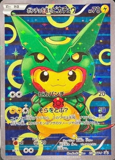 Poncho-Wearing Pikachu (Rayquaza)
